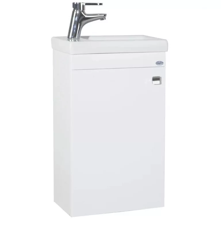 Тумба с раковиной Bellezza Комо 40 подвесная, левая, белая