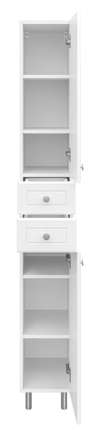 Пенал Misty Мисти 26 напольный, R, белый