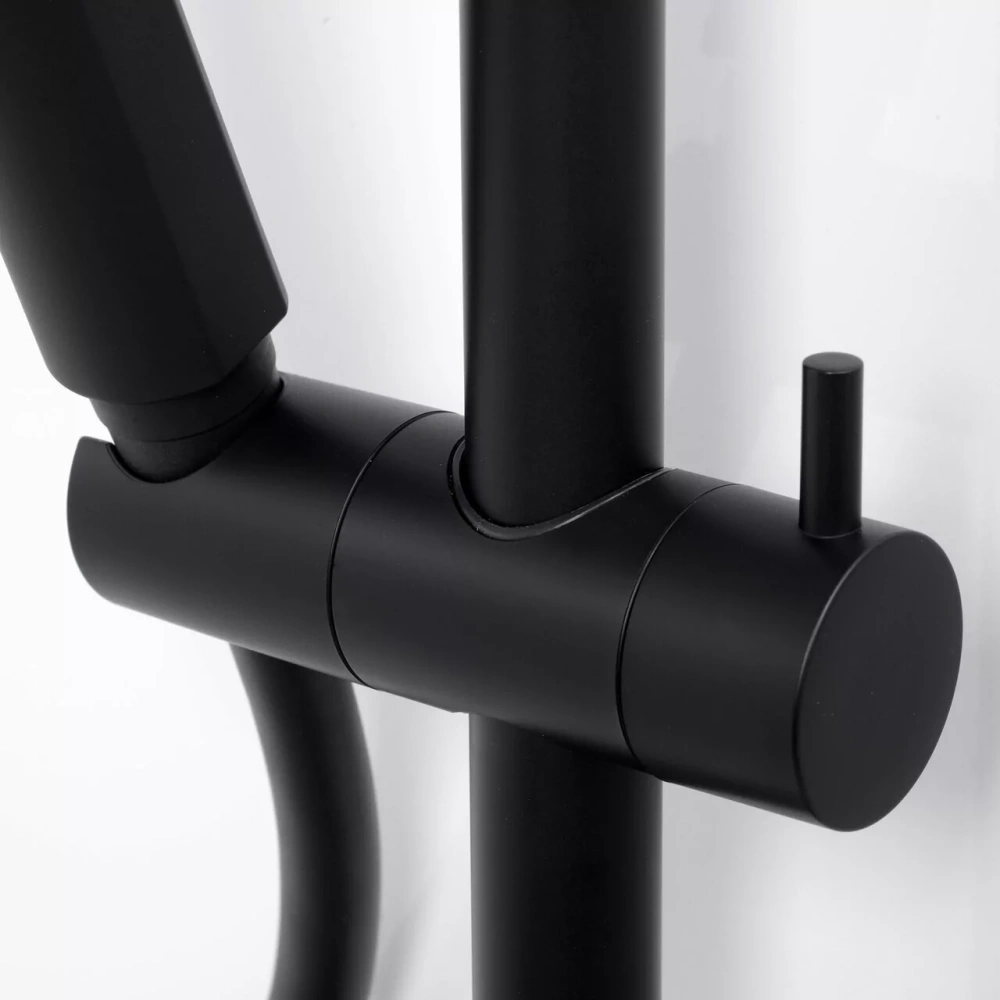 Душевая стойка WasserKraft Abens A11401 Thermo черный Soft-touch от магазина Vanna-Vanna.ru!