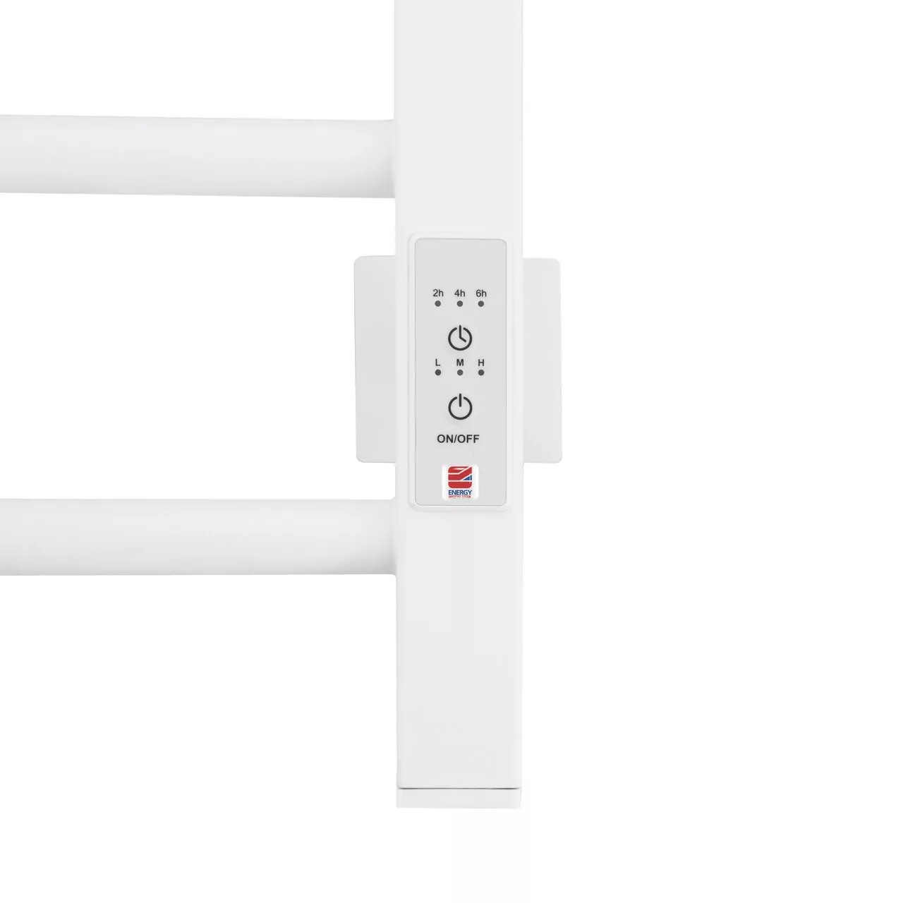 Полотенцесушитель электрический Energy Relo 600x400 с таймером, белый матовый