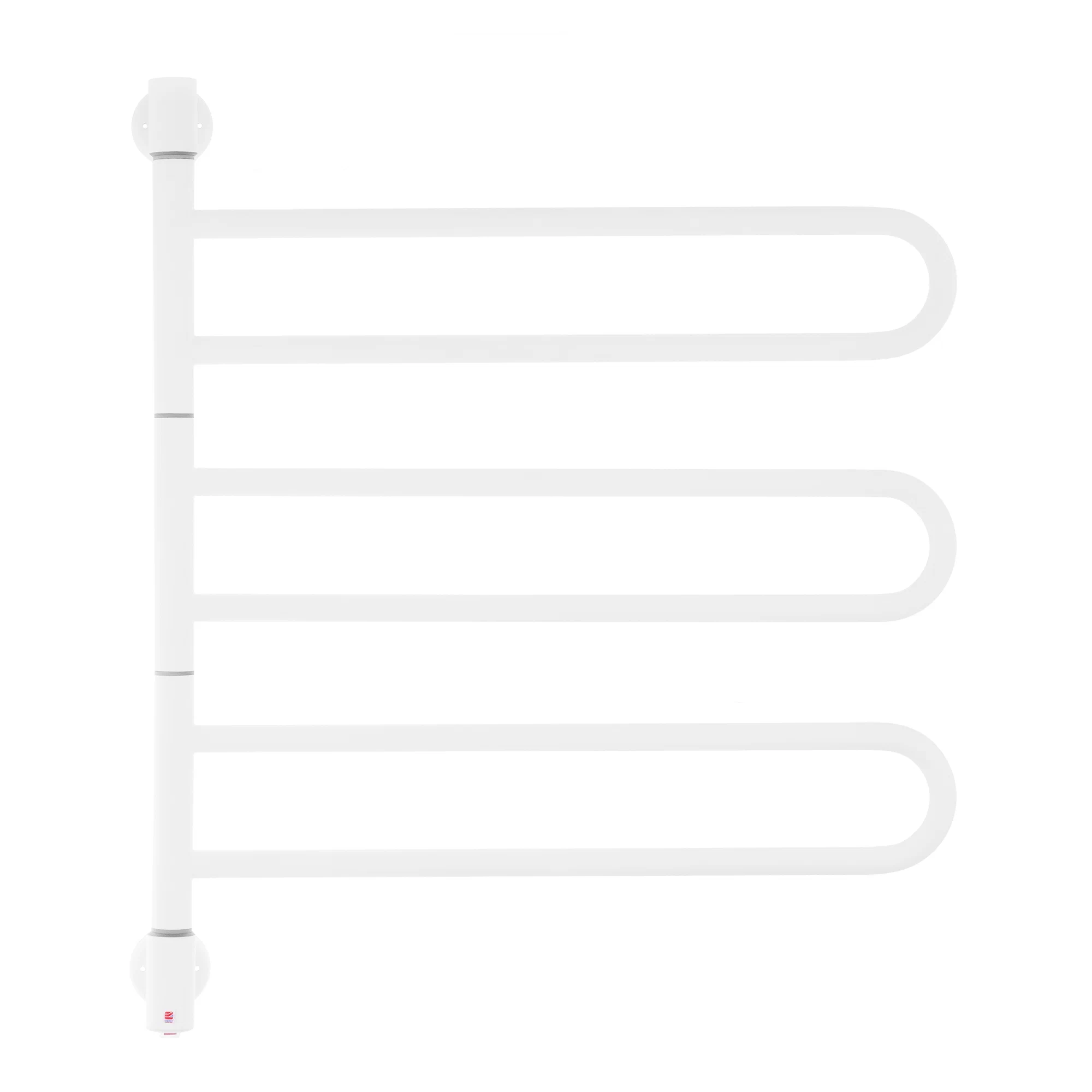 Полотенцесушитель электрический Energy U - G3 поворотный белый матовый, скрытое/наружное подключение