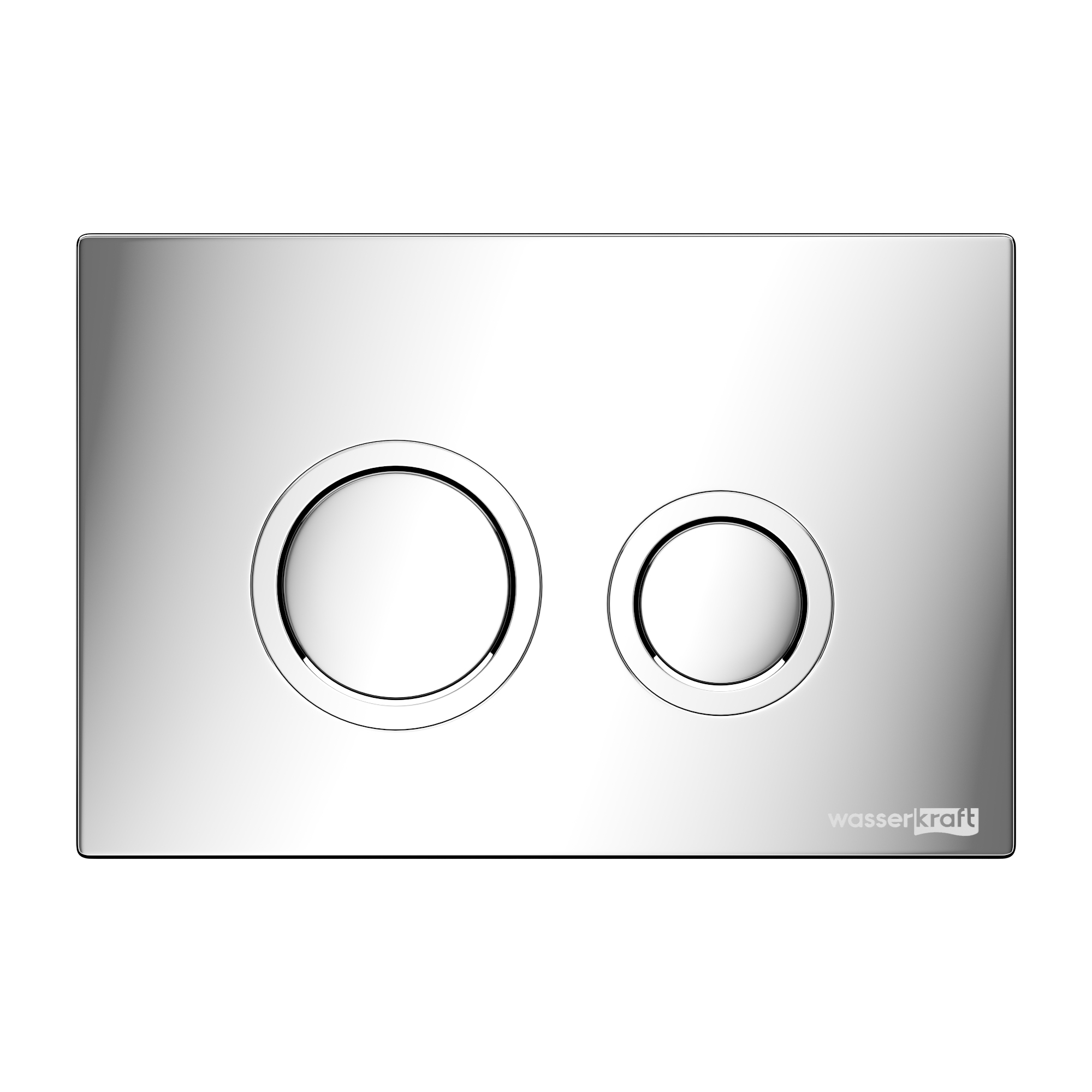 Кнопка смыва WasserKraft CH01 механическая, хром