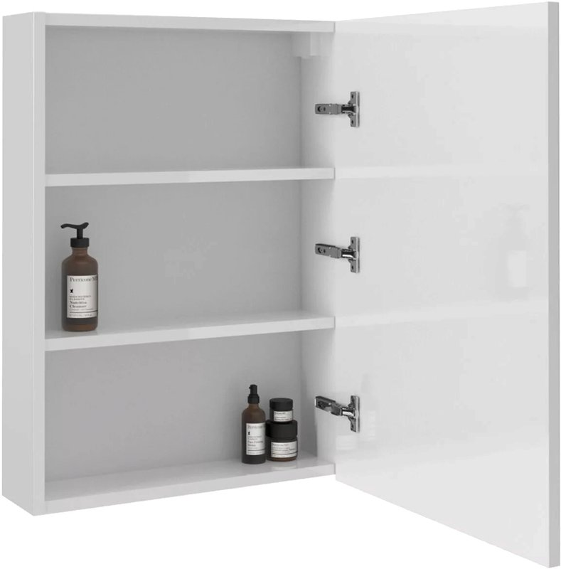 Зеркальный шкаф подвесной SanStar Универсальный 50 белый