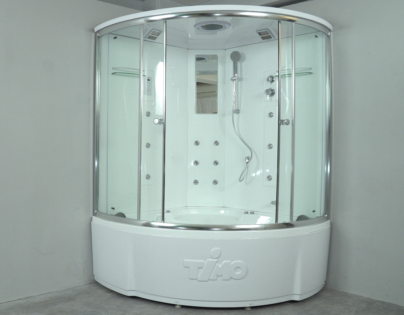 Душевая кабина Timo Lux T-7735 Clean Glass 135*135*230, турецкая баня хамам от магазина Vanna-Vanna.ru!
