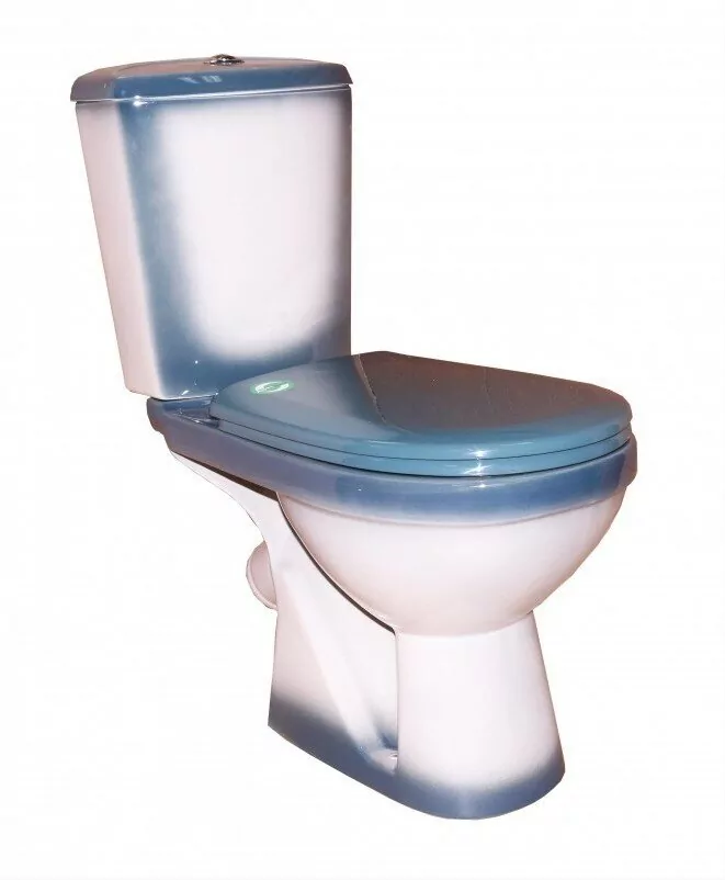 Унитаз Rosa Комфорт напольный, компакт, с косым выпуском, зеленый