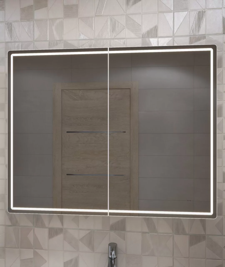 Зеркало-шкаф Vigo Geometry Classic 100 свет