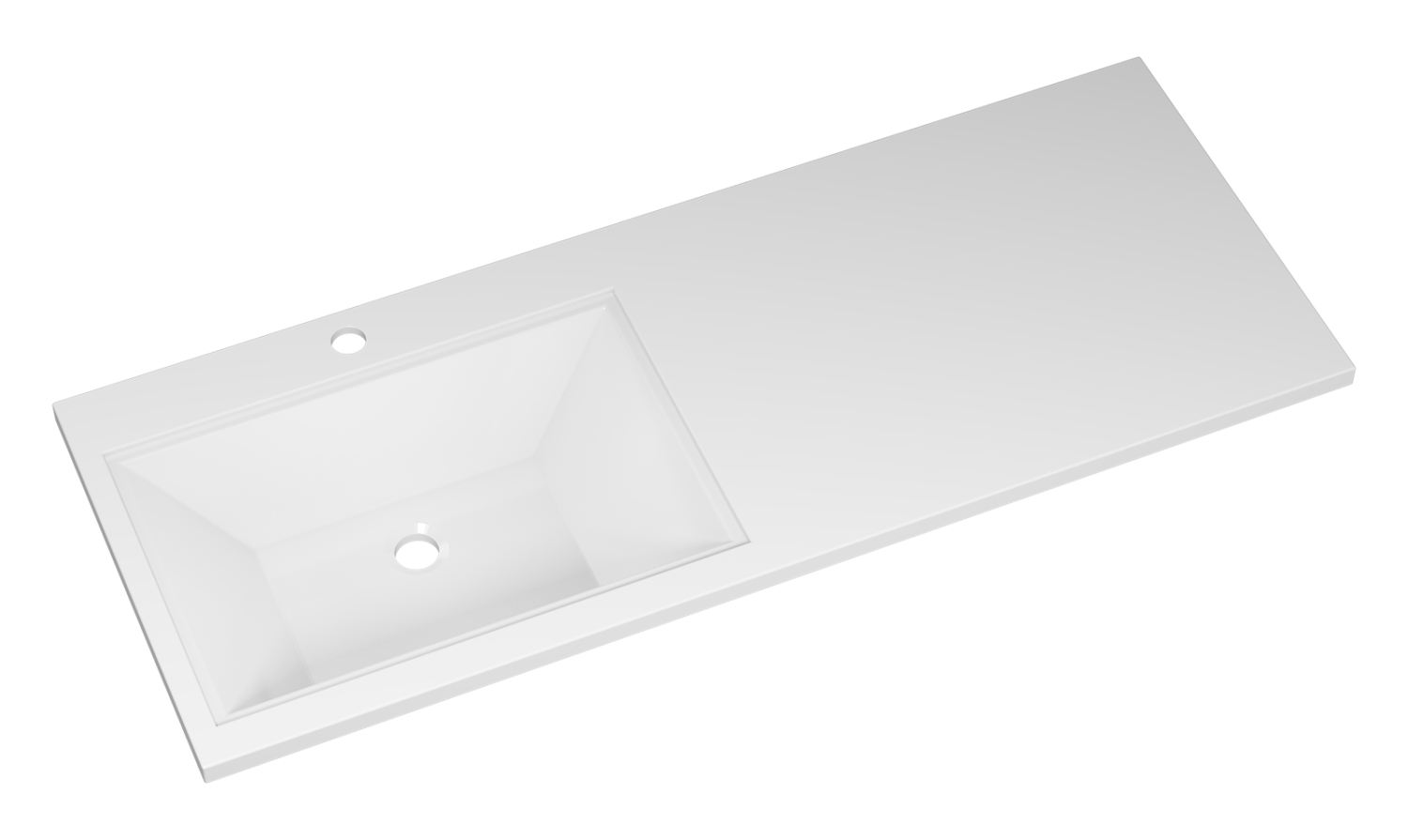 Тумба с раковиной Misty Фостер 55 с 3 ящиками, под стиральную машину, с раковиной Misty Гавана 120 L, белый