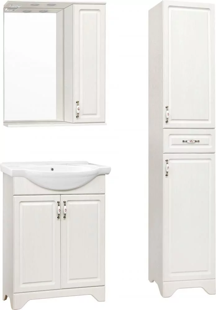 Пенал Style Line Олеандр-2 36 R напольный, рельеф пастель