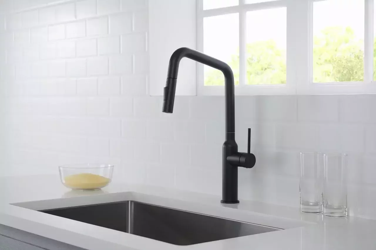 Смеситель для кухни Timo Saona 2386/03FL черный матовый