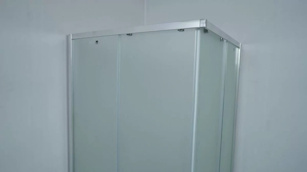 Душевой уголок Timo Altti 611 Foggy Glass матовый 100х100 квадратный, без поддона, хром от магазина Vanna-Vanna.ru!