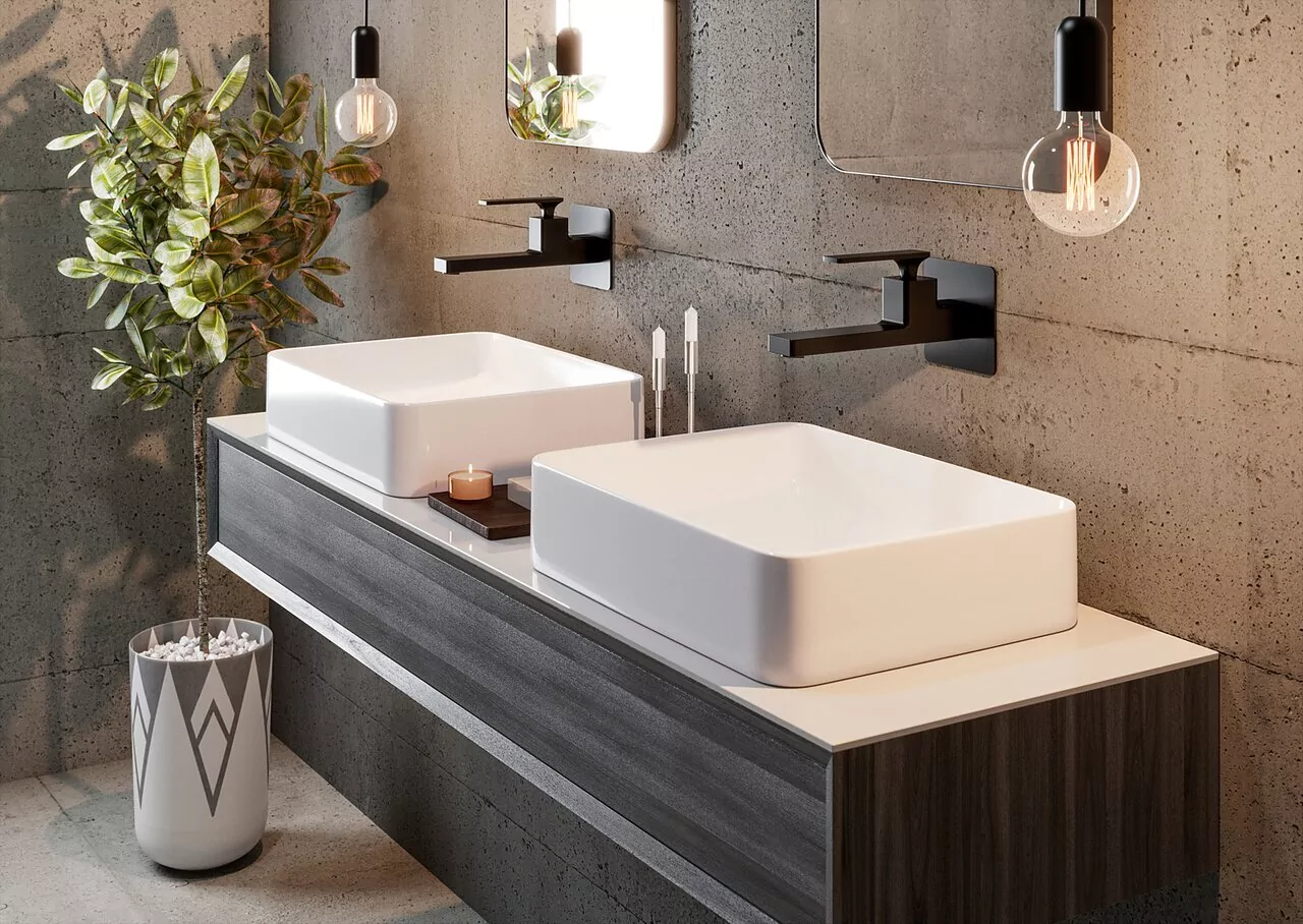 Смеситель для раковины Timo Torne 4372/03SM черный матовый