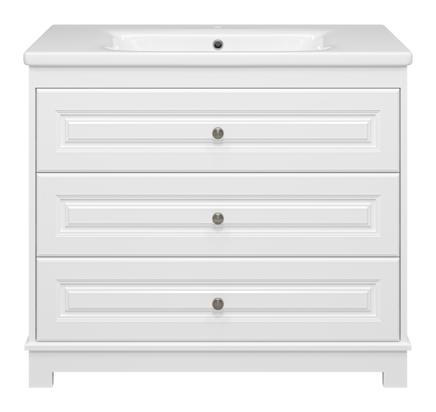 Тумба с раковиной Misty Ларго 100 белый