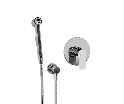 Смеситель с гигиеническим душем WasserKRAFT A06156 шланг 100 см хром