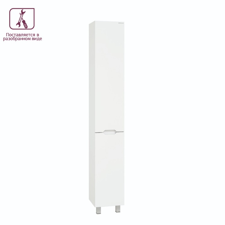 Пенал Onika Айленд 30 R напольный, белый, (разборный)