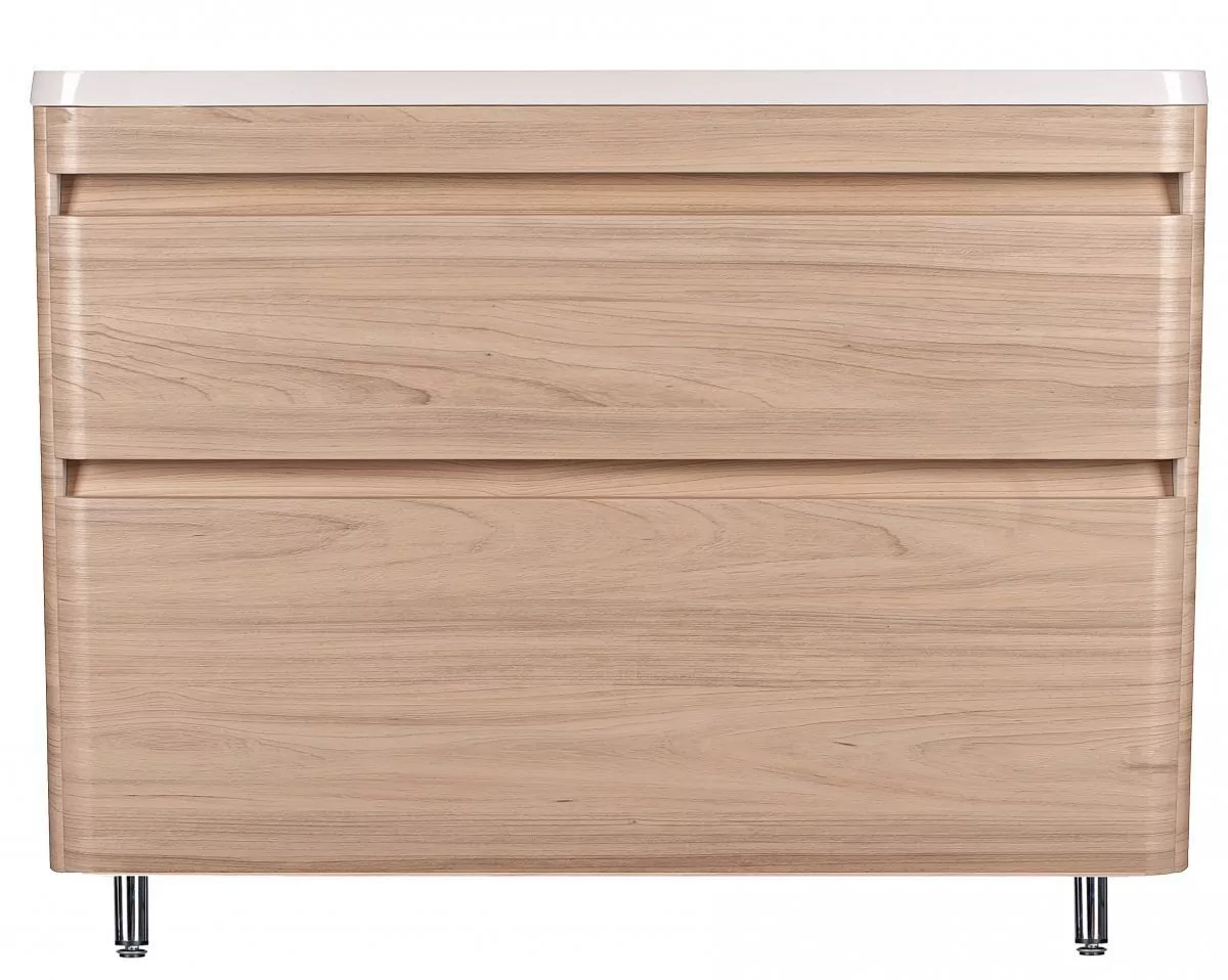 Тумба напольная Style Line Атлантика 100 Plus Люкс с раковиной Атлантика 100, ясень перламутр