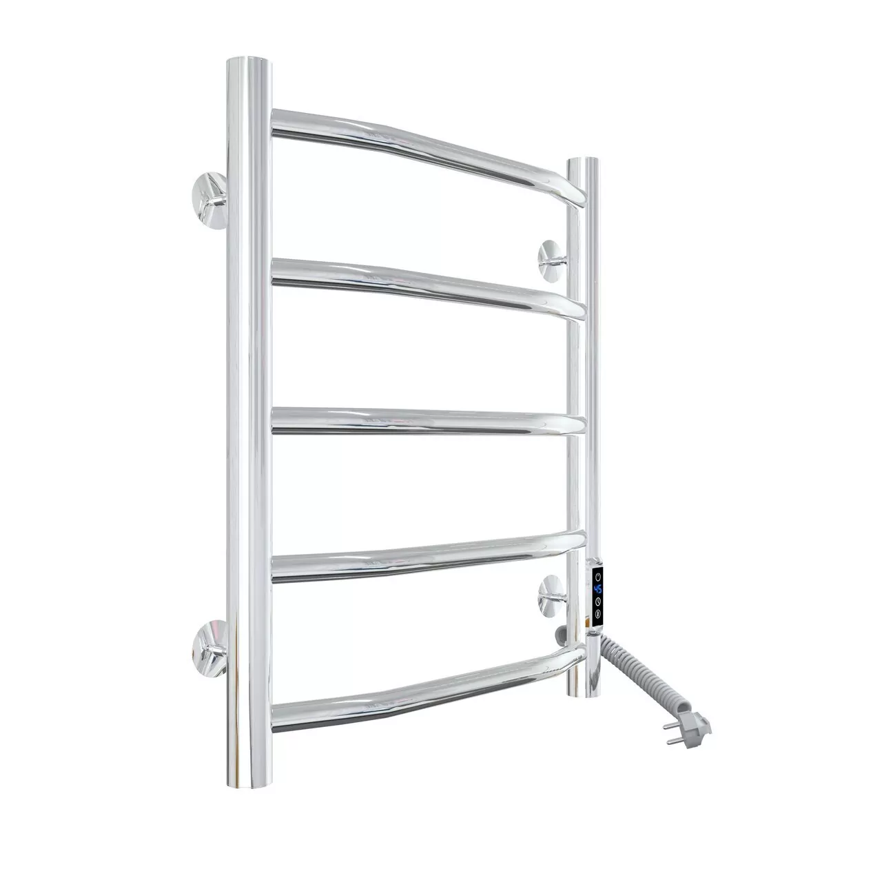 Полотенцесушитель электрический Laris Виктория П5 400х500 с терморегулятором, правый, хром