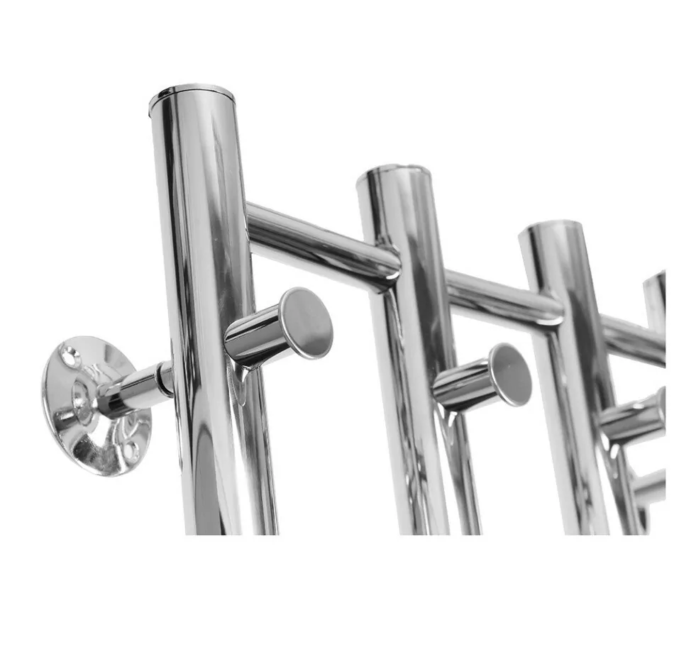 Полотенцесушитель электрический Танго Domoterm 109-V4 36х92 R правый, 4 крючка, хром