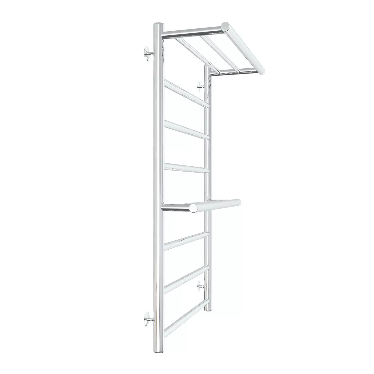 Полотенцесушитель водяной Laris Лавина П9 500х800 с полкой, хром