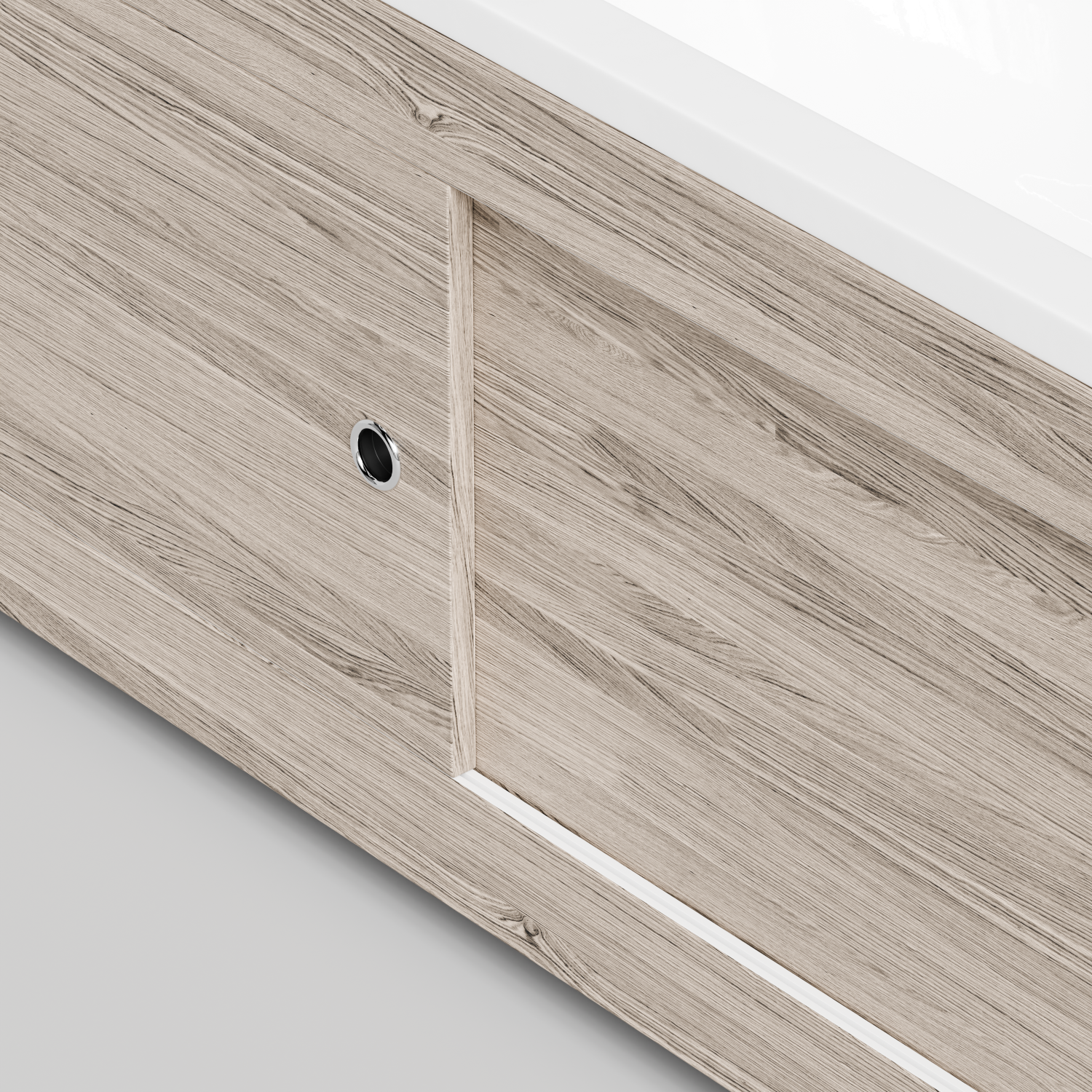 Экран под ванну Vod-ok Купе 180 раздвижной Дубослив ореховый светлый