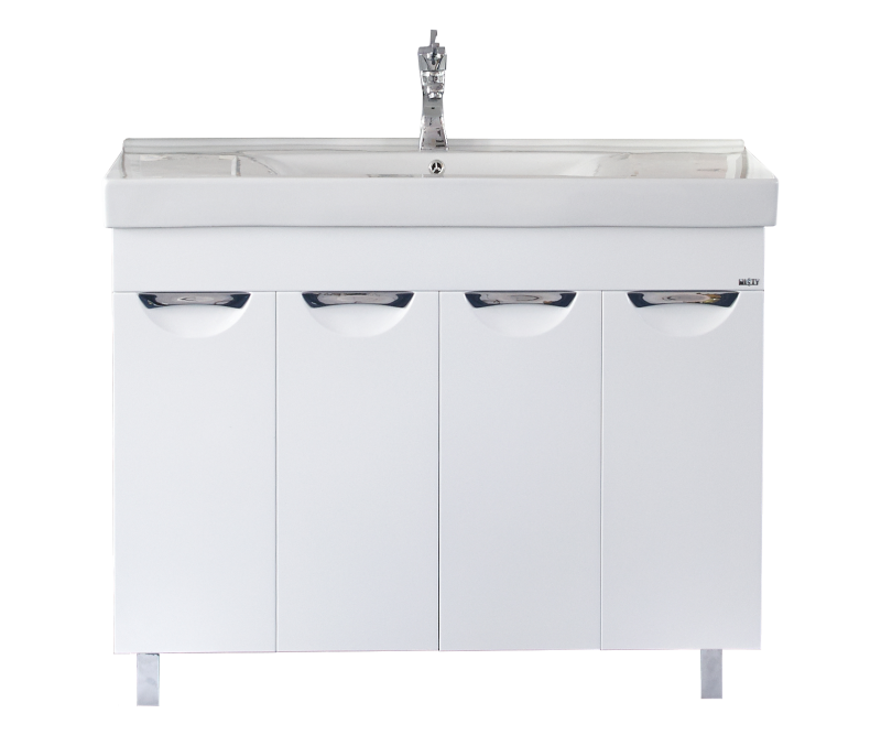 Тумба с раковиной Misty София 100 белый