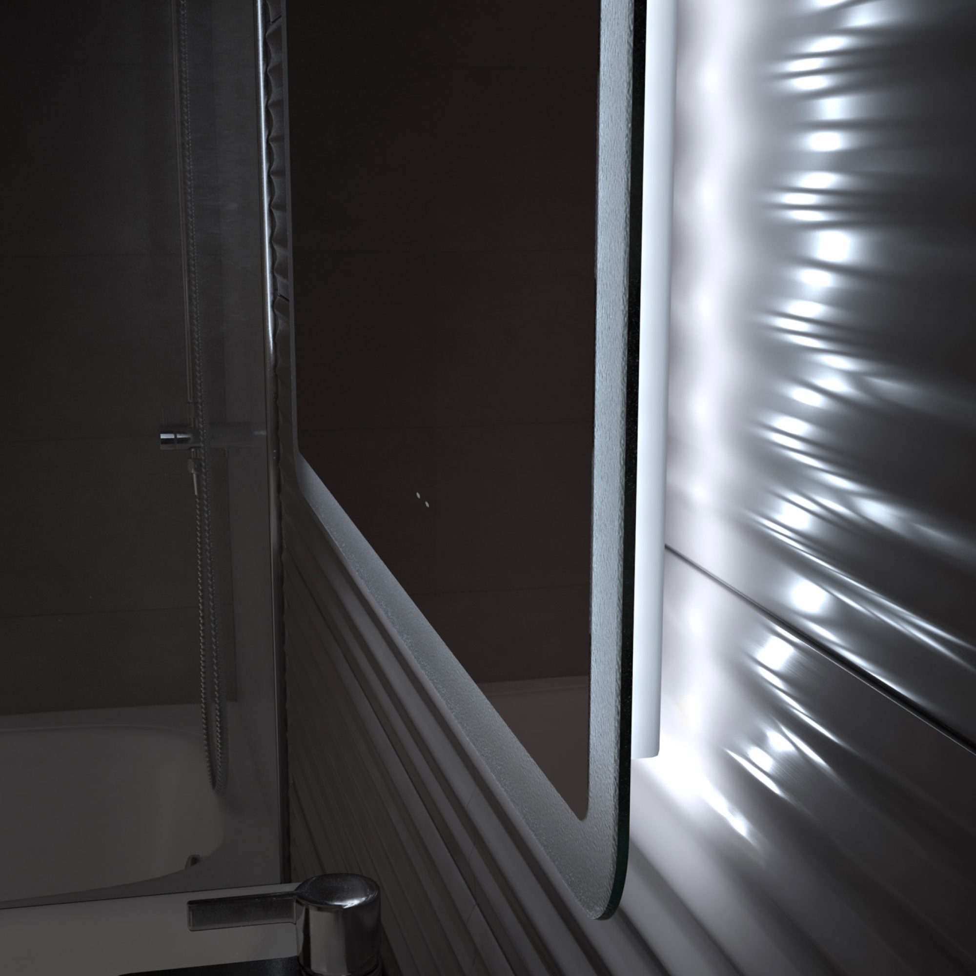 Зеркало Vigo Wing Classic 40 свет, сенсор