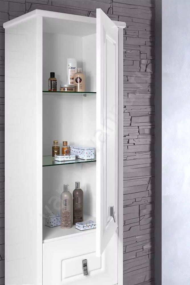 Пенал Vod-ok Elite Риккардо 50 L/R напольный, белый