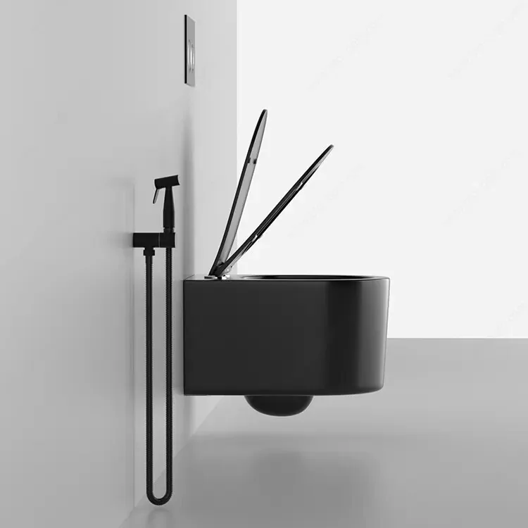 Унитаз Ceruttispa Tanaro Aria MB CT9238 подвесной, черный матовый