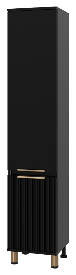 Пенал Brevita Enfida 35 напольный/подвесной, L, черный