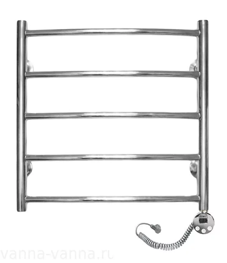 Полотенцесушитель электрический Domoterm Калипсо П5 500x500 ER с терморегулятором, хром