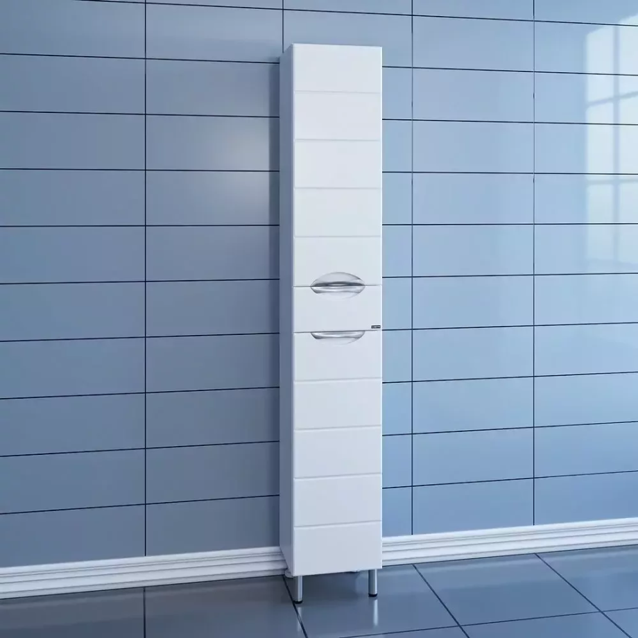 Пенал Санта Родос 30 L/R напольный, белый