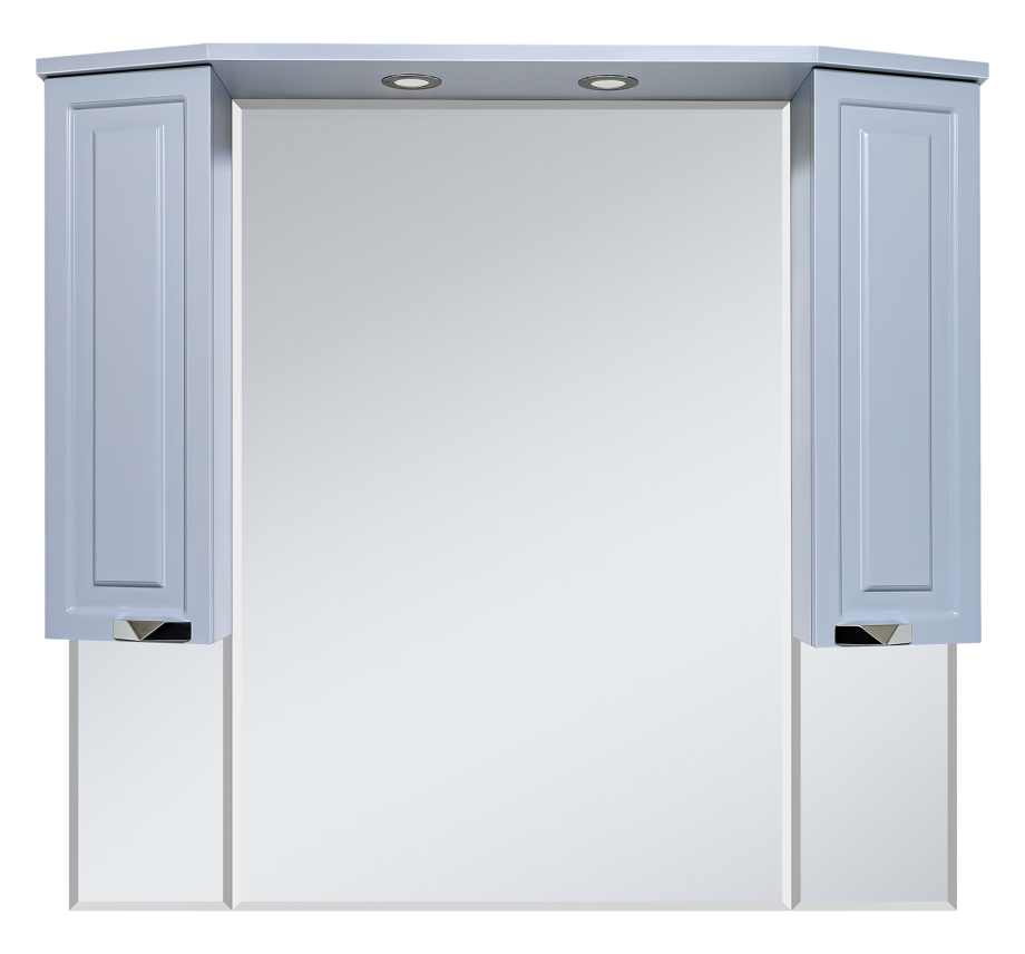 Зеркало-шкаф Misty Терра 110, серый