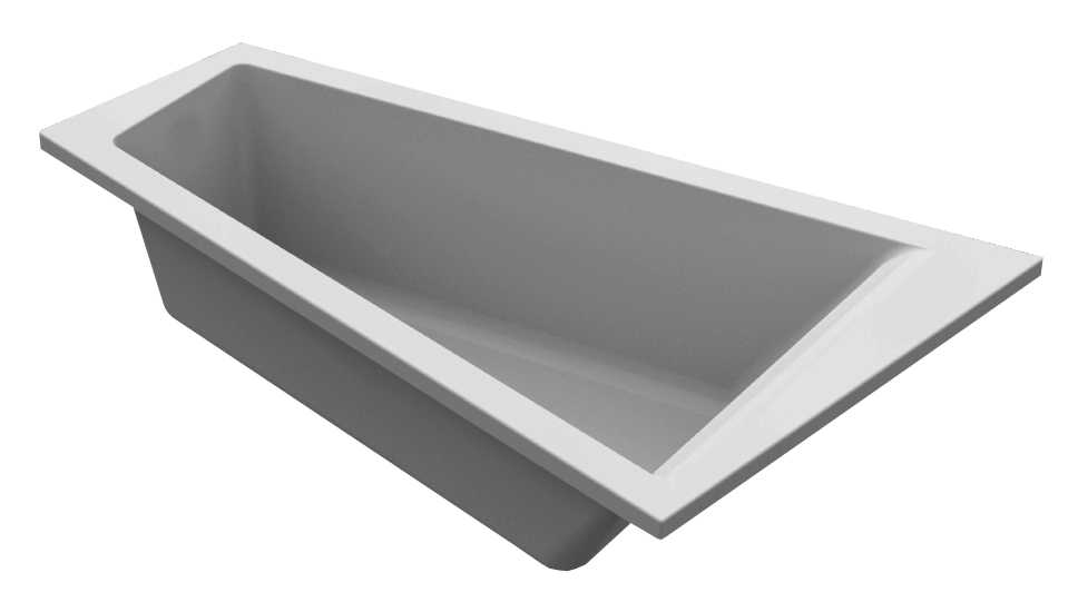 Ванна акриловая Vayer Tessa R 170х100