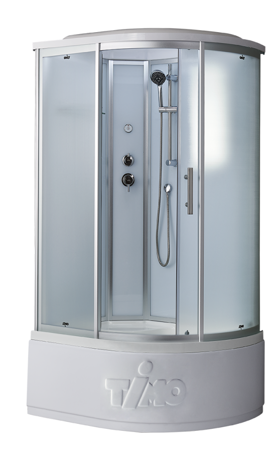 Душевая кабина Timo Standart Т-6610 Silver L 110*85*220, турецкая баня хамам