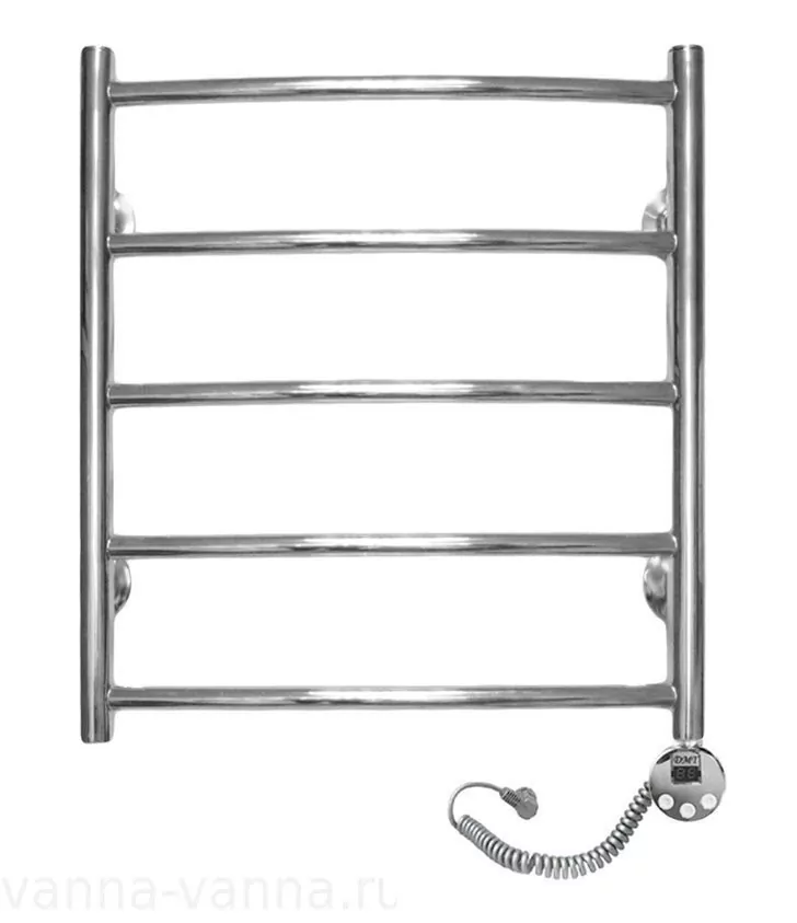 Полотенцесушитель электрический Domoterm Калипсо П5 500x700 ER правый, с терморегулятором, хром