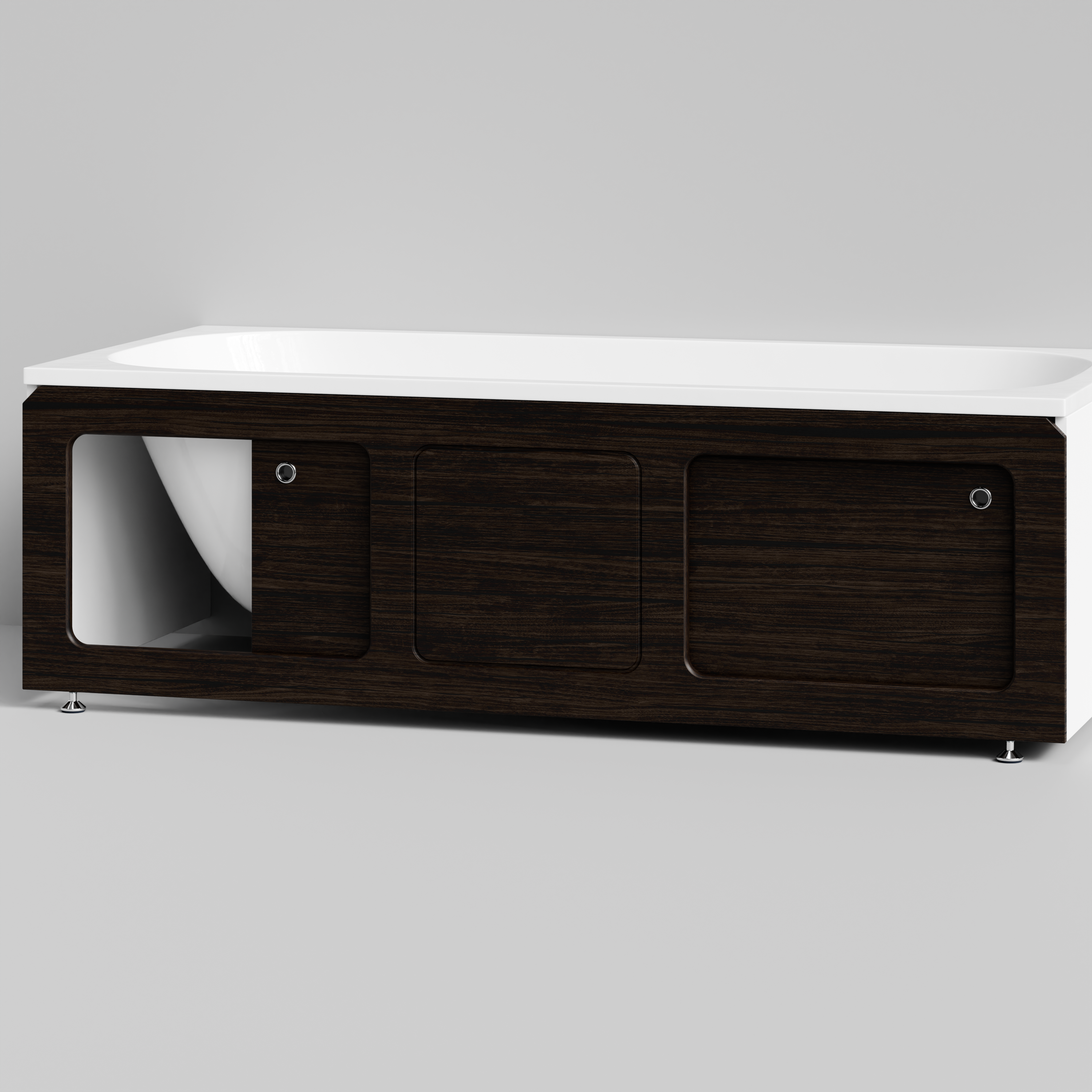 Экран под ванну Vod-ok Хит 180 раздвижной венге