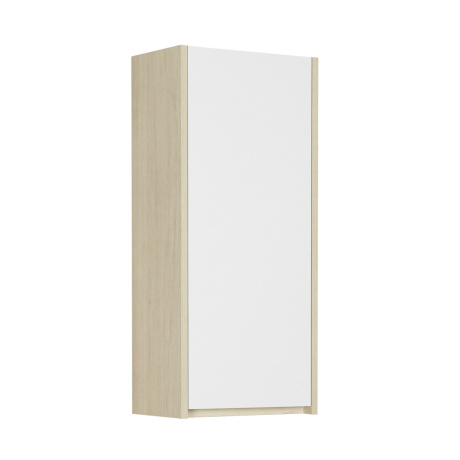 Шкаф навесной Aquaton Сканди 35 белый, дуб верона