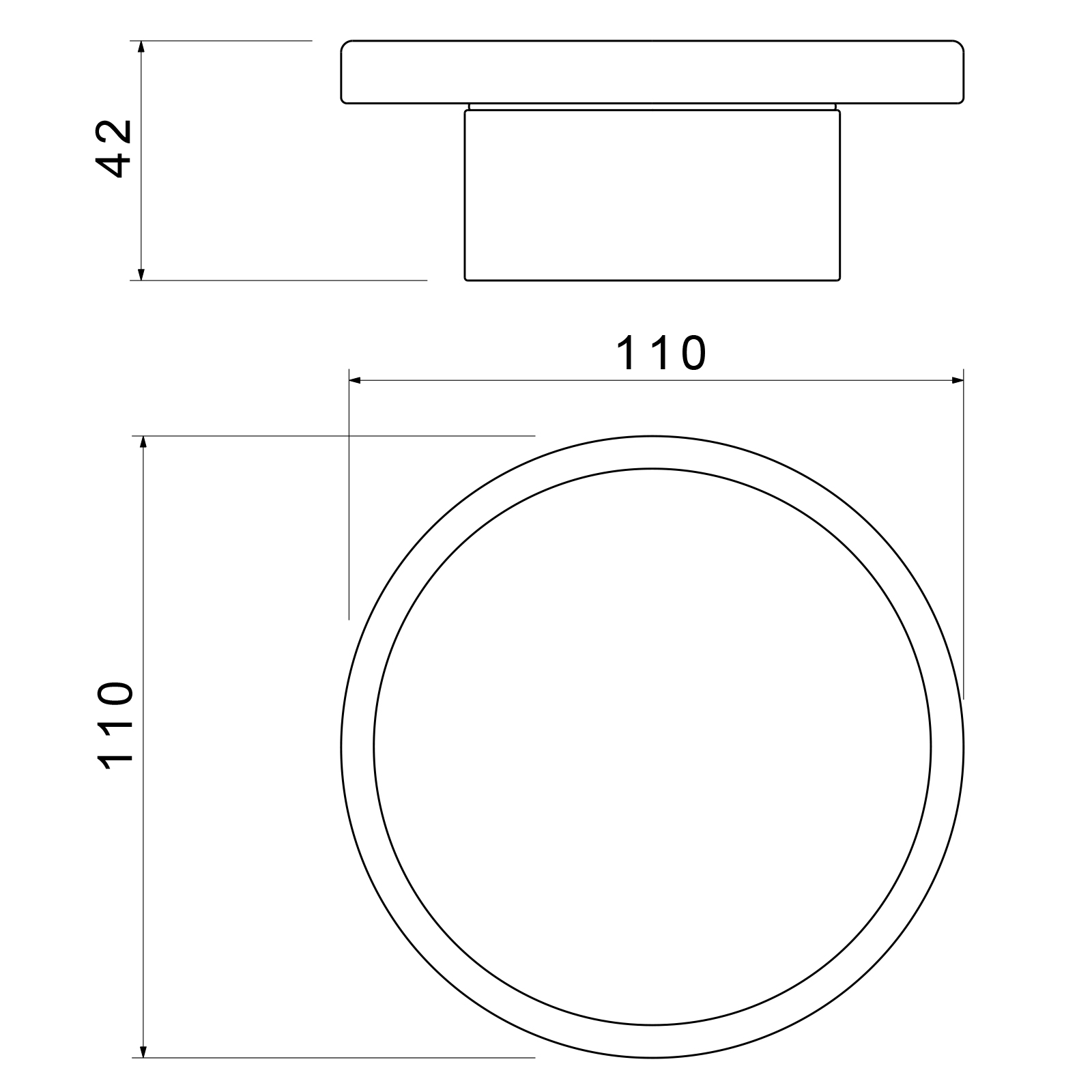 Мыльница настольная Timo Saona 13221/16 белый матовый