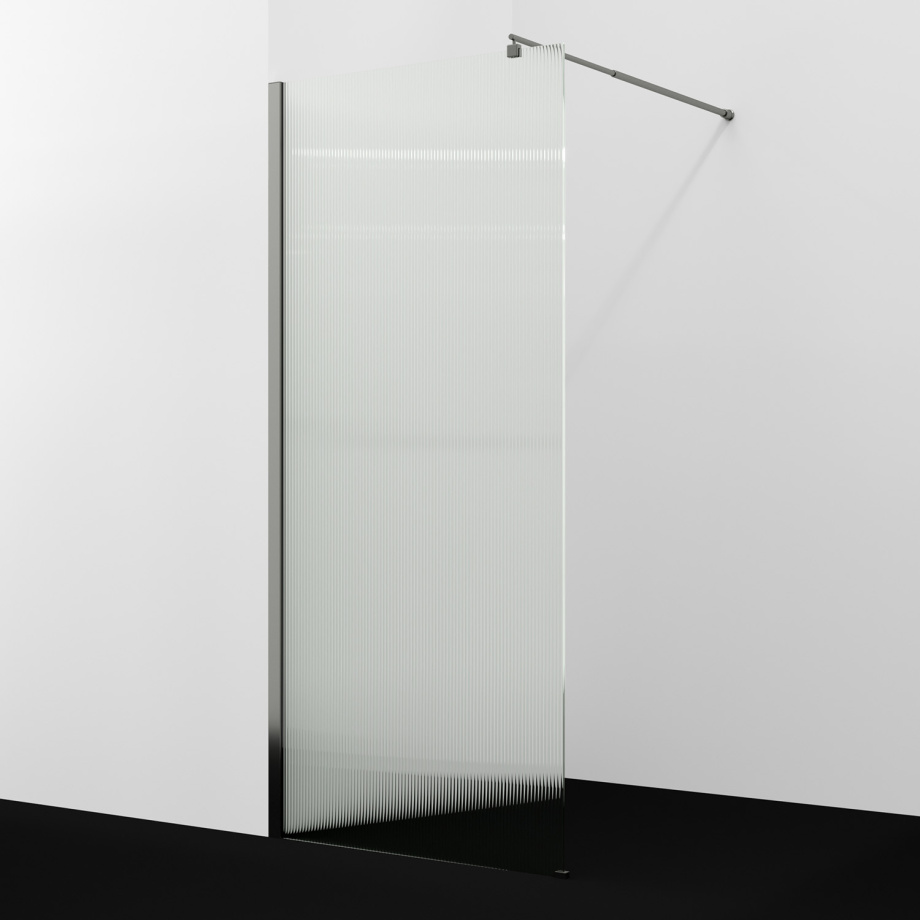 Душевая перегородка WasserKRAFT Rur 30W39GR-FL, графит