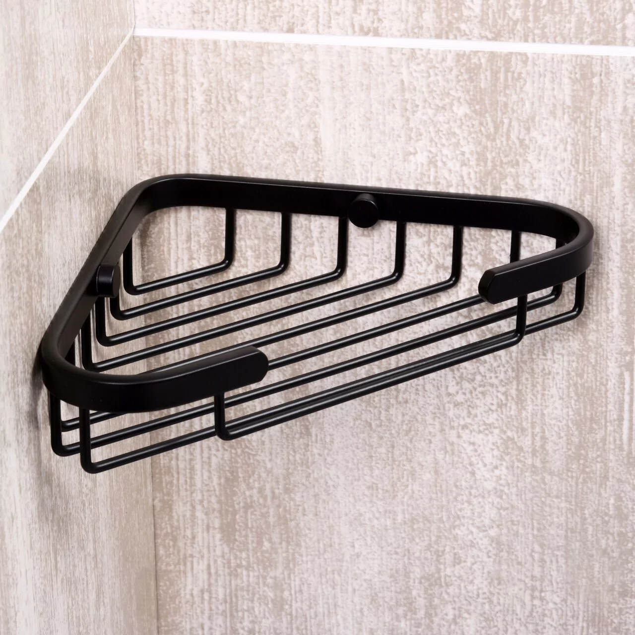 Полка WasserKraft K-733 Black черный Soft-touch