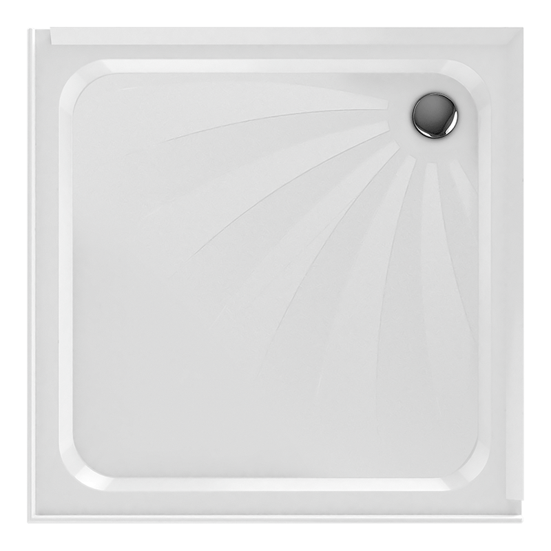 Поддон для душа Alex Baitler АВ10017H-2 100х100 квадратный, белый
