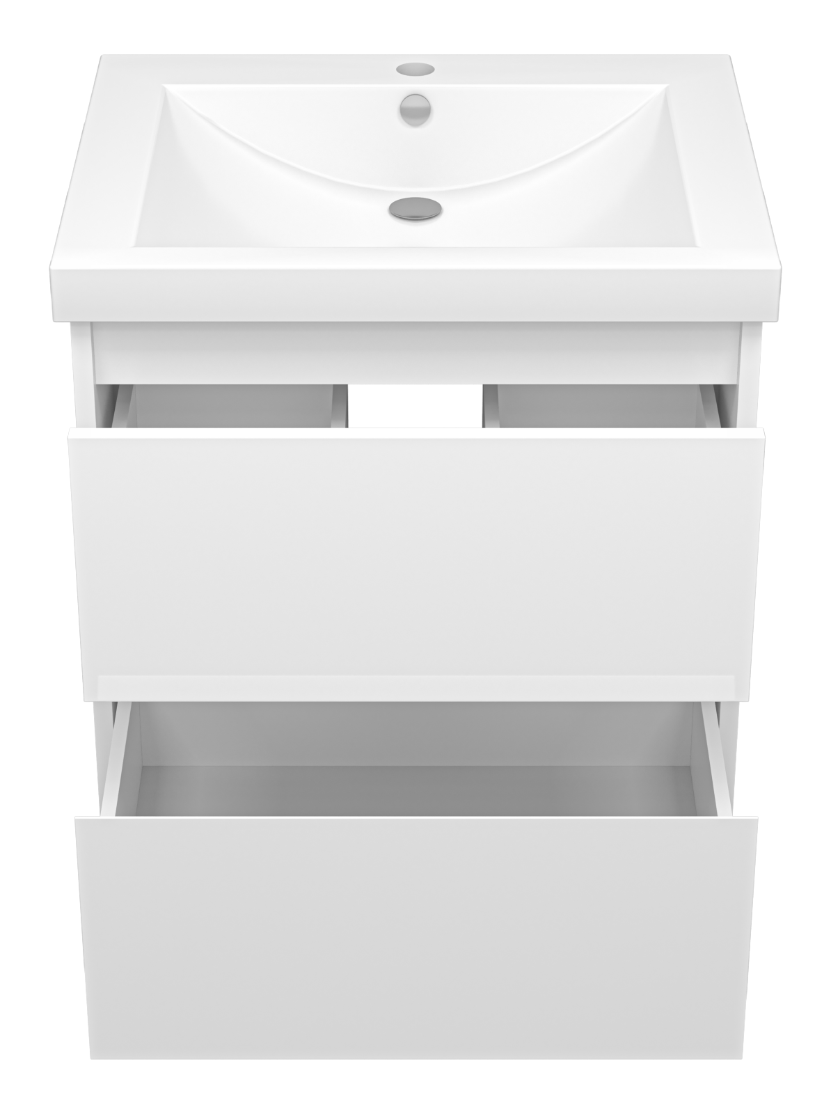 Тумба с раковиной Misty Алиса 58 подвесная