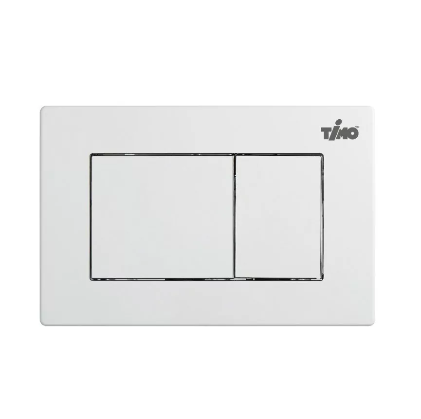 Кнопка смыва TIMO REKO FP-004W механическая, белая