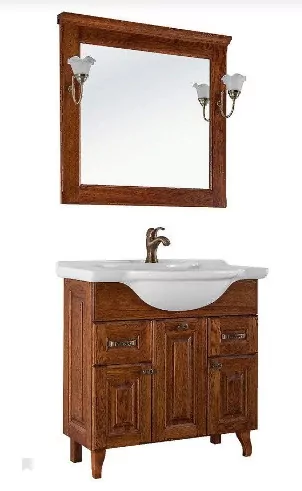 Зеркало Vod-ok Elite Дубини 85 свет, орех, венге