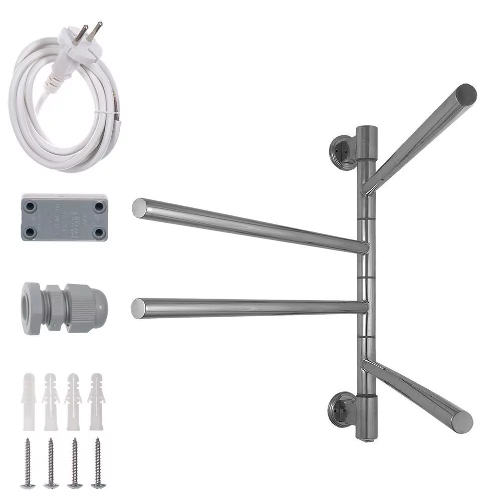 Полотенцесушитель электрический Energy I G4 54х55 поворотный, хром