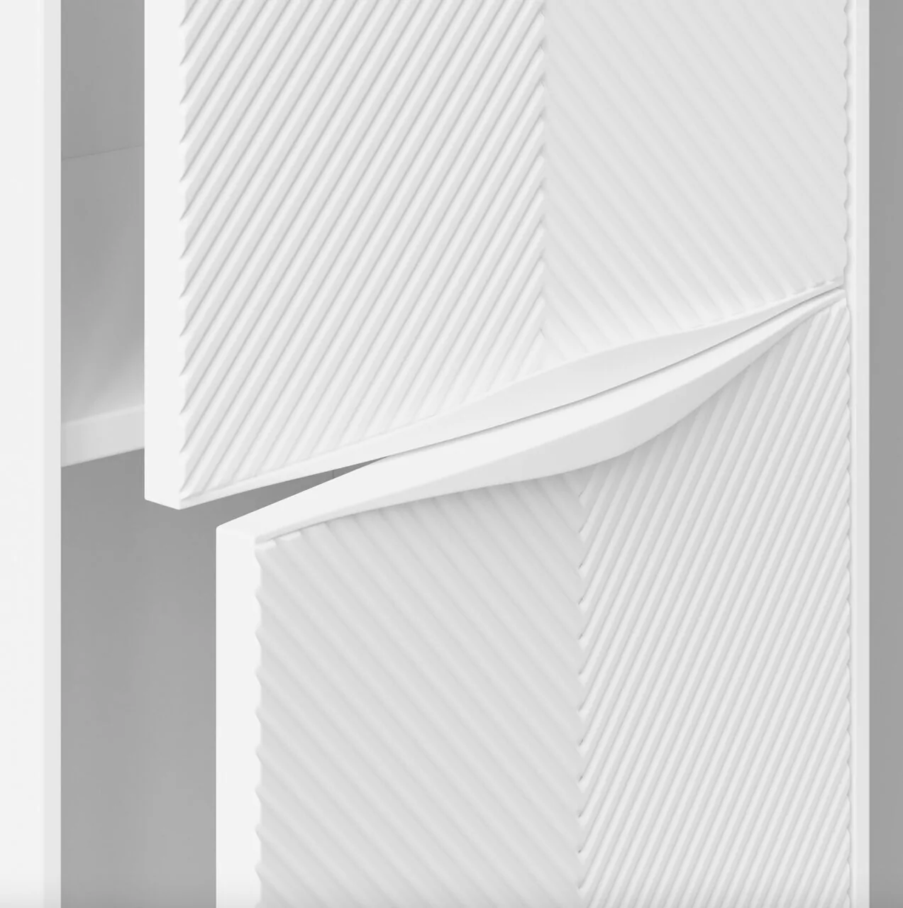 Пенал Vod-ok Липс 40 L/R подвесной, белый + 7 цветов