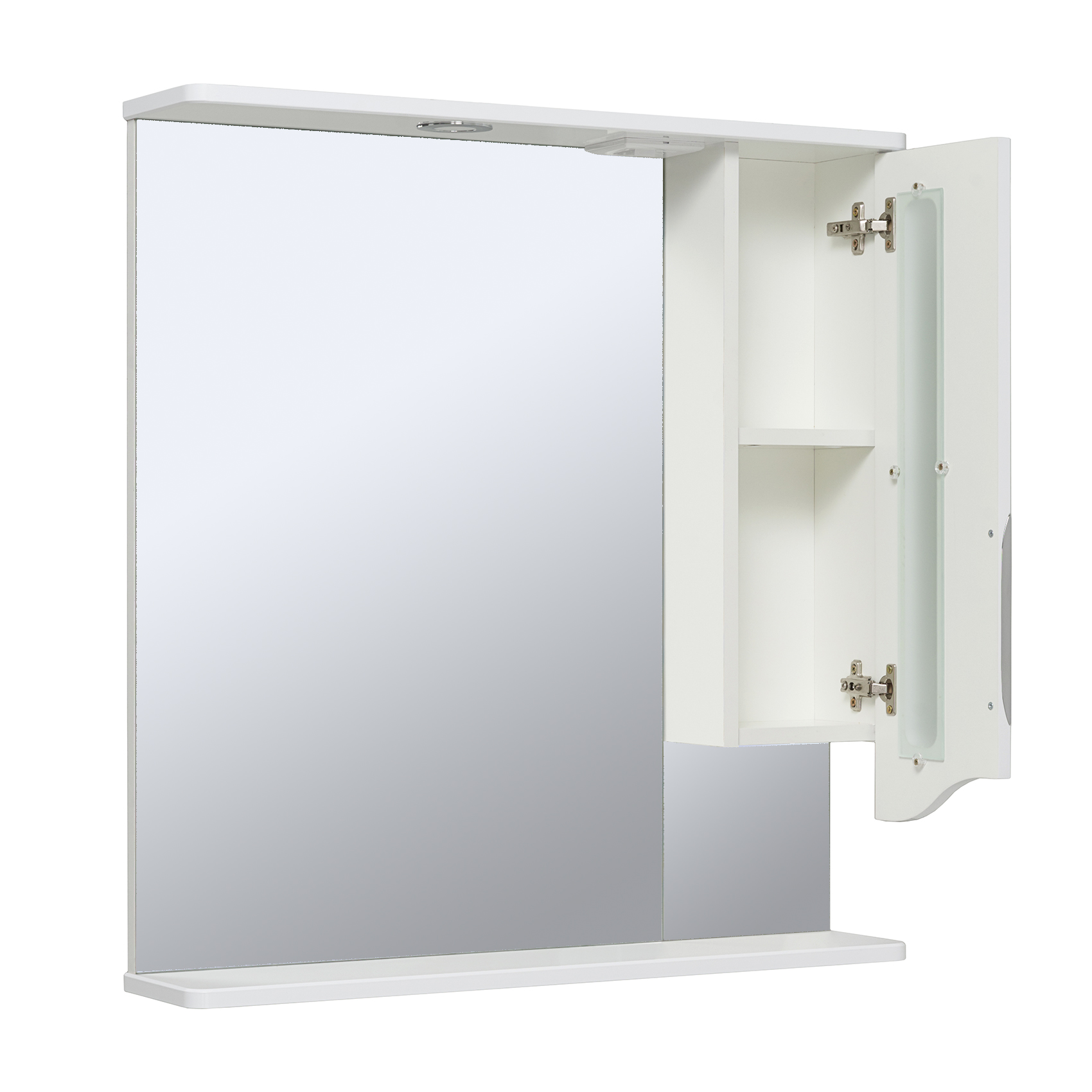 Зеркало-шкаф Runo Толедо 65 R, белый
