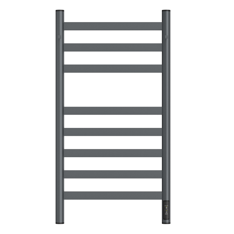 Полотенцесушитель электрический APEXTERMO Sfera SF10184GF 800x400 с крючками, графит металлик