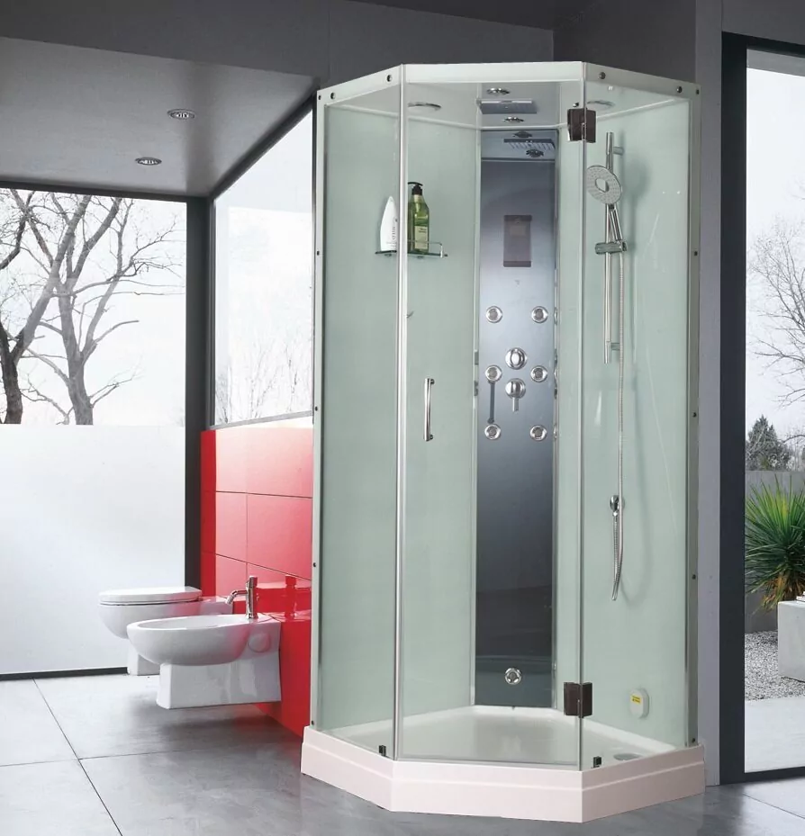 Душевая кабина Timo Premium ELTA H-312 L, 90х90 многоугольная, прозрачное стекло