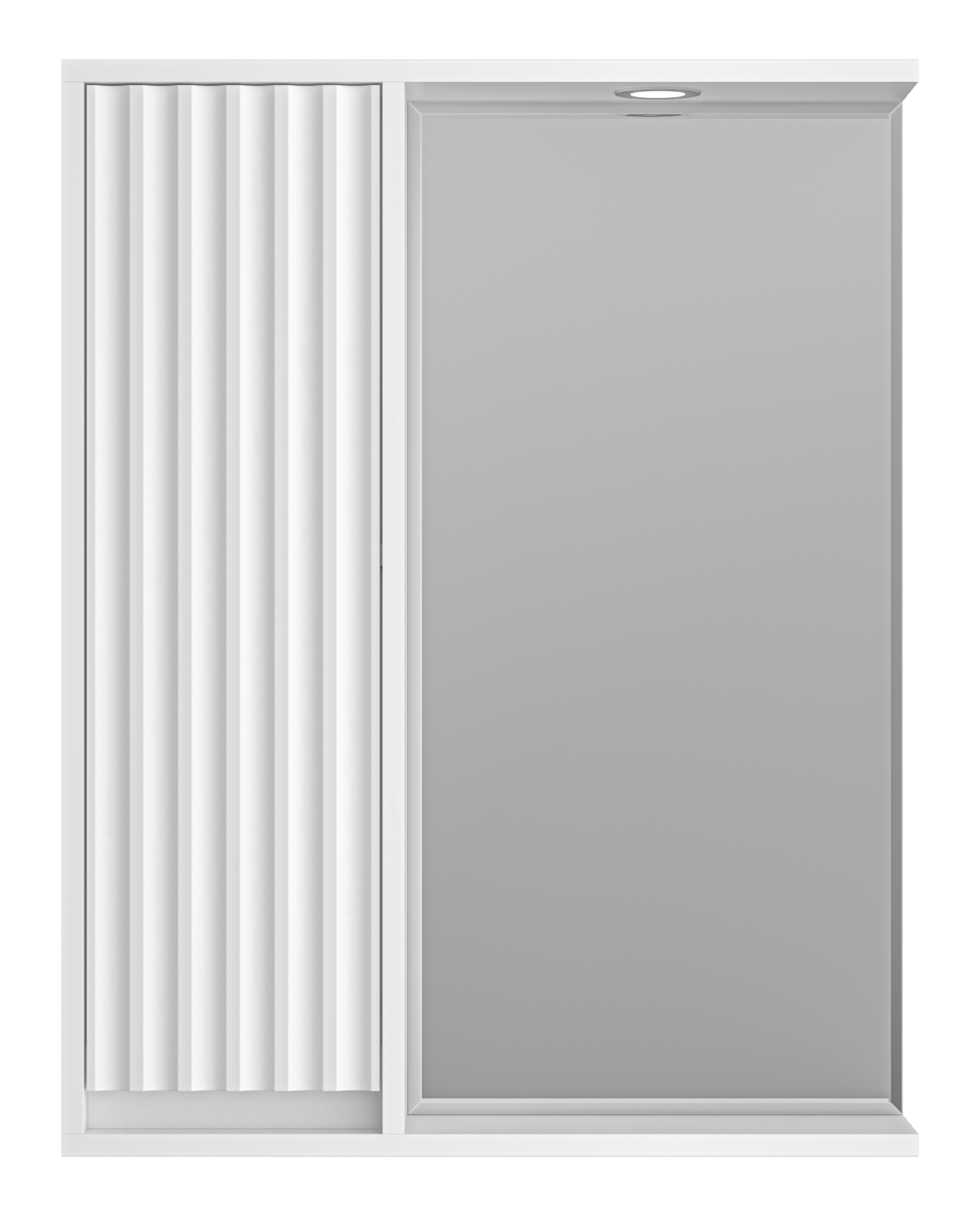 Зеркало-шкаф Brevita Balaton 65 L, белый