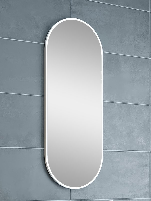 Зеркало Sanflor Диана овал, белый
